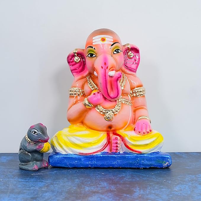 Bhojana Ganapati Kolu Bommai handmade Clay for Navarathri