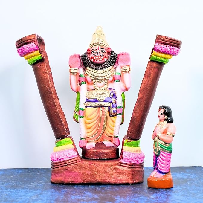 Bhaktha Prahaladha Set Handmade Clay Golu Dolls