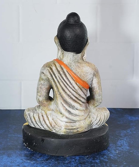 Dhyana Buddha Golu Bommai - 30 cm Handmade Clay Statue