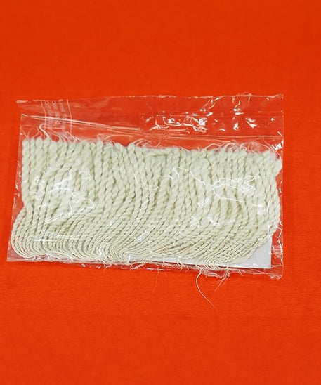 Twisted Long Cotton Wicks for Pooja Pack of 500 Pieces