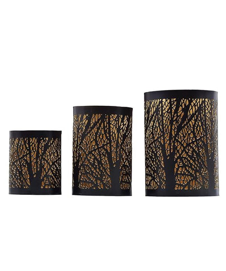 Metal Tea Light Candle Holders (Set of 3)