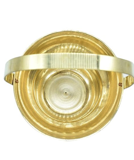 Brass Kamandalam Kamandal Holy Water Pot with Handle for Pooja