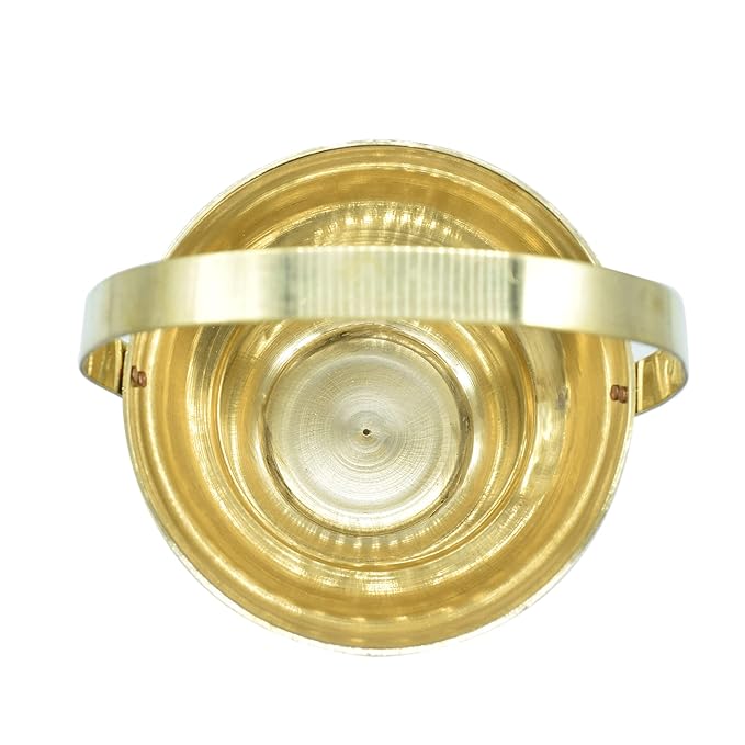 Pure Brass Kamandal Holy Water Pot with Handle