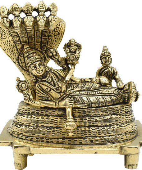 Brass Vishnu Narayan Lakshmi