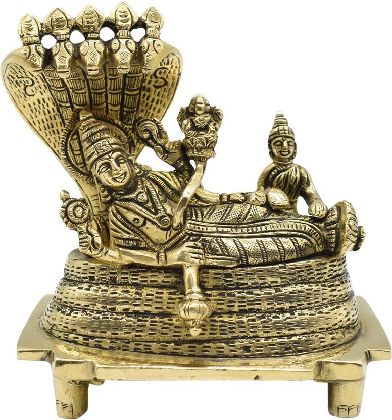Brass Vishnu Narayan Lakshmi