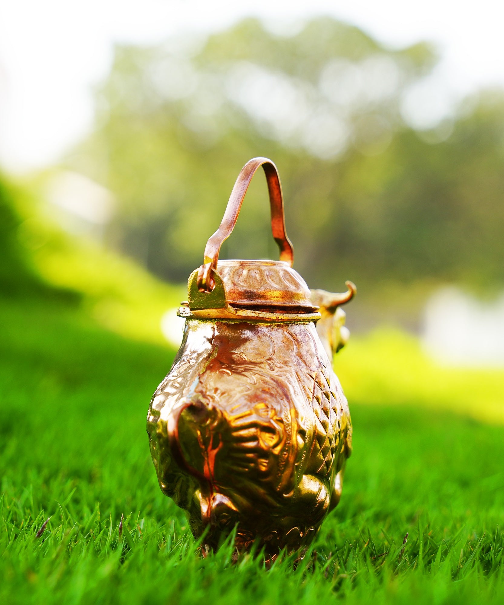 Copper Gaumukhi Kamandal