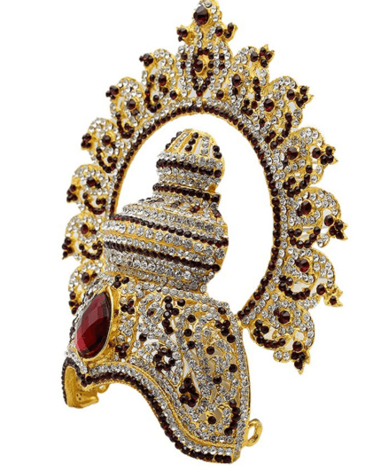 Crown For Varamahalakshmi Idol Decoration -Puja N Pujari