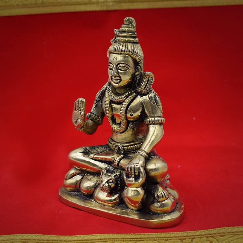 Brass Shiv Murti For Home- 14 cm