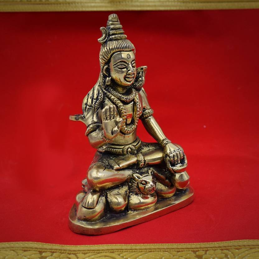 Brass Shiv Murti For Home- 14 cm