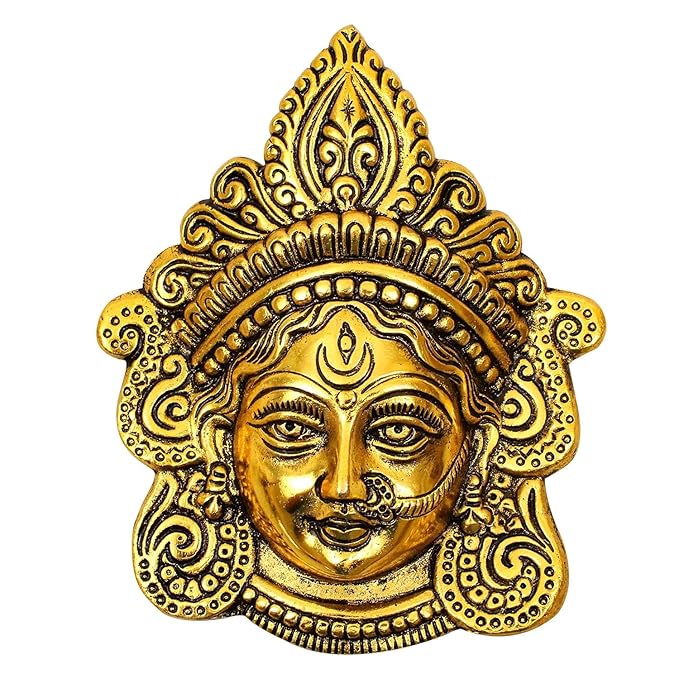 Durga Mata Face Mask Wall Hanging