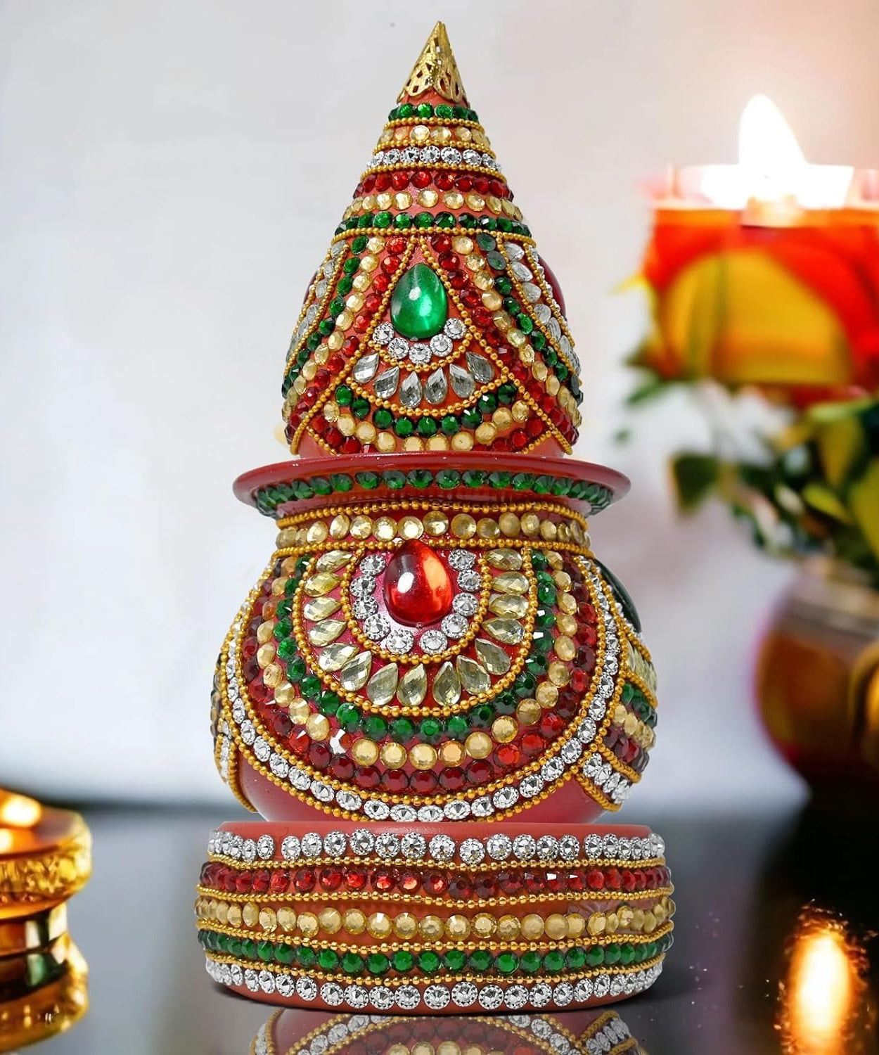 Mangal Kalash Lota Coconut Set for Puja