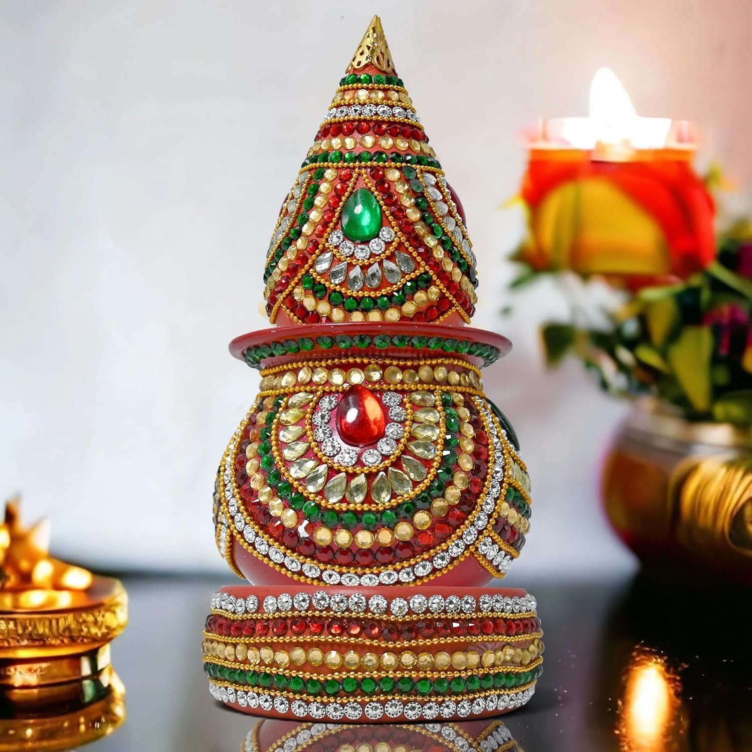 Mangal Kalash Lota Coconut Set for Puja