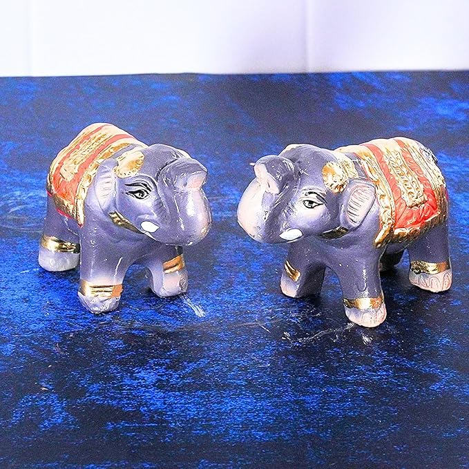 Elephant Golu Bommai in Black Color For Navrathri