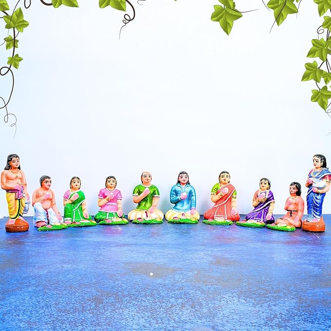 Bhojanam Set Golu Dolls For Dussehra handmade Clay