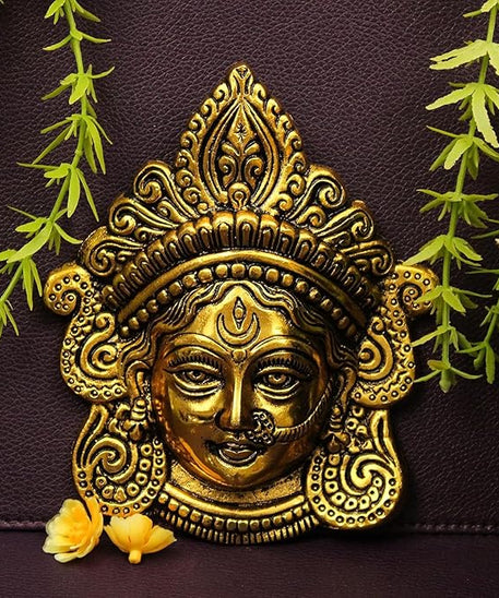 Durga Mata Face Mask Wall Hanging