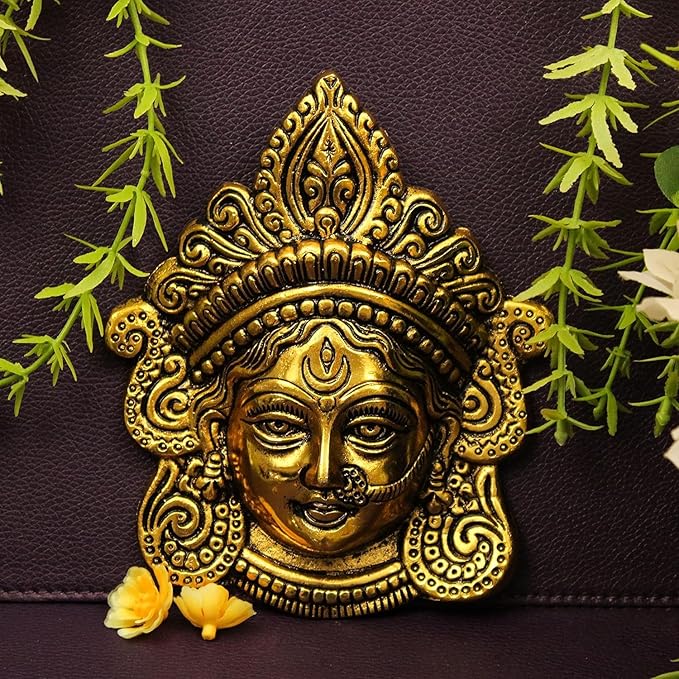 Durga Mata Face Mask Wall Hanging