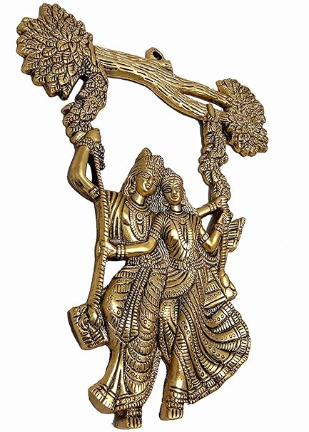 Radha Krishna Jhula Wall Hanging