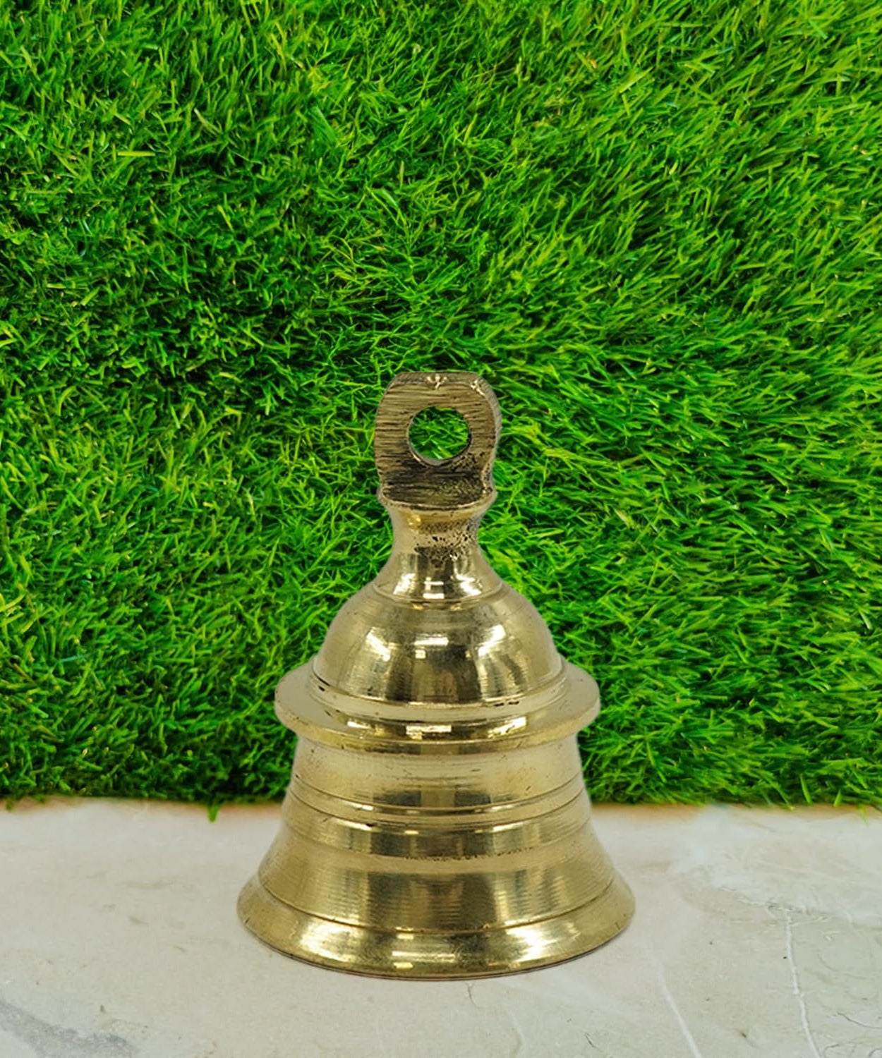 Handcrafted Brass Hanging Bell for Pooja