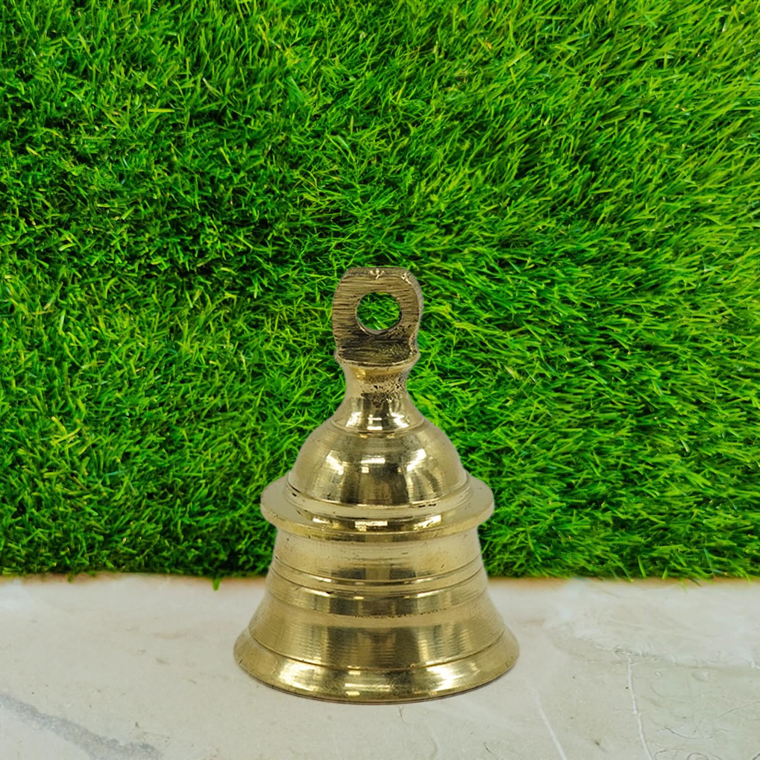 Handcrafted Brass Hanging Bell for Pooja