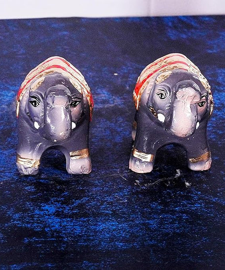 Elephant Golu Bommai in Black Color For Navrathri