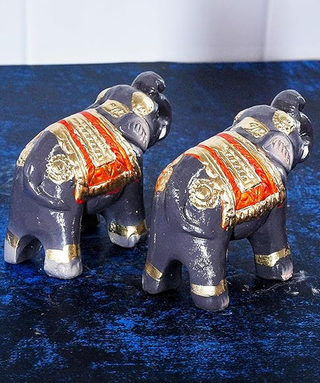 Elephant Golu Bommai in Black Color For Navrathri