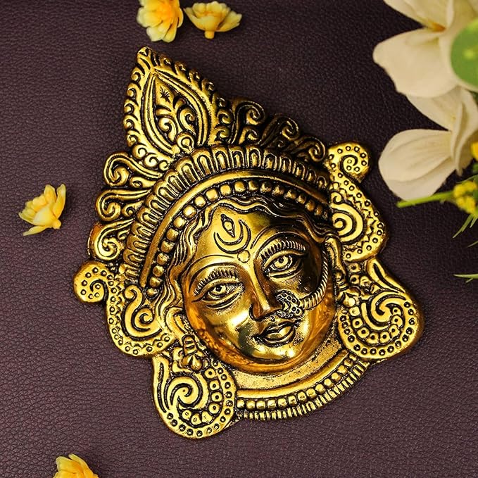 Durga Mata Face Mask Wall Hanging