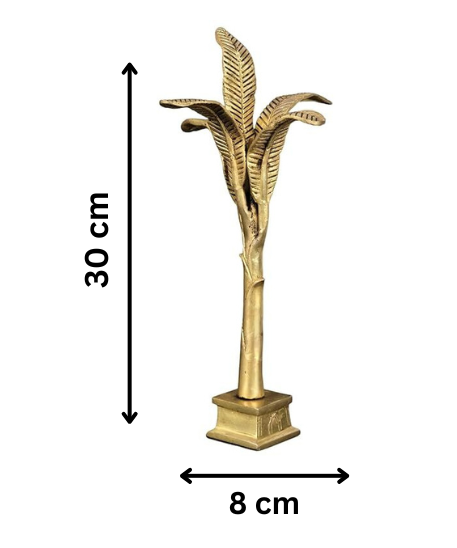 Brass Banana Tree Stand for pooja