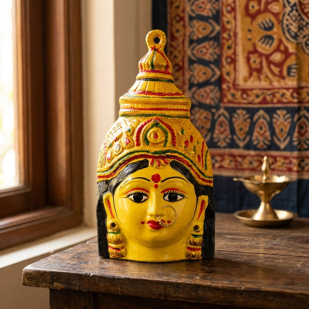 Varamahalakshmi Idol Face Mask- 6.5 Inches