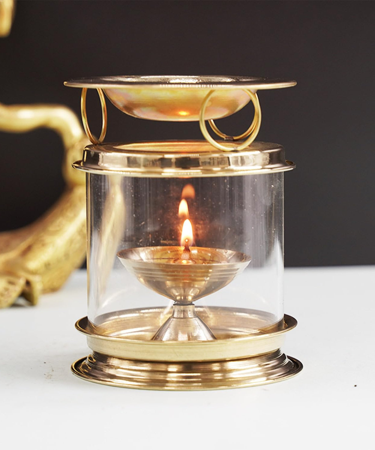 Aromatherapy Oil Diya Lamp Diffuser 2