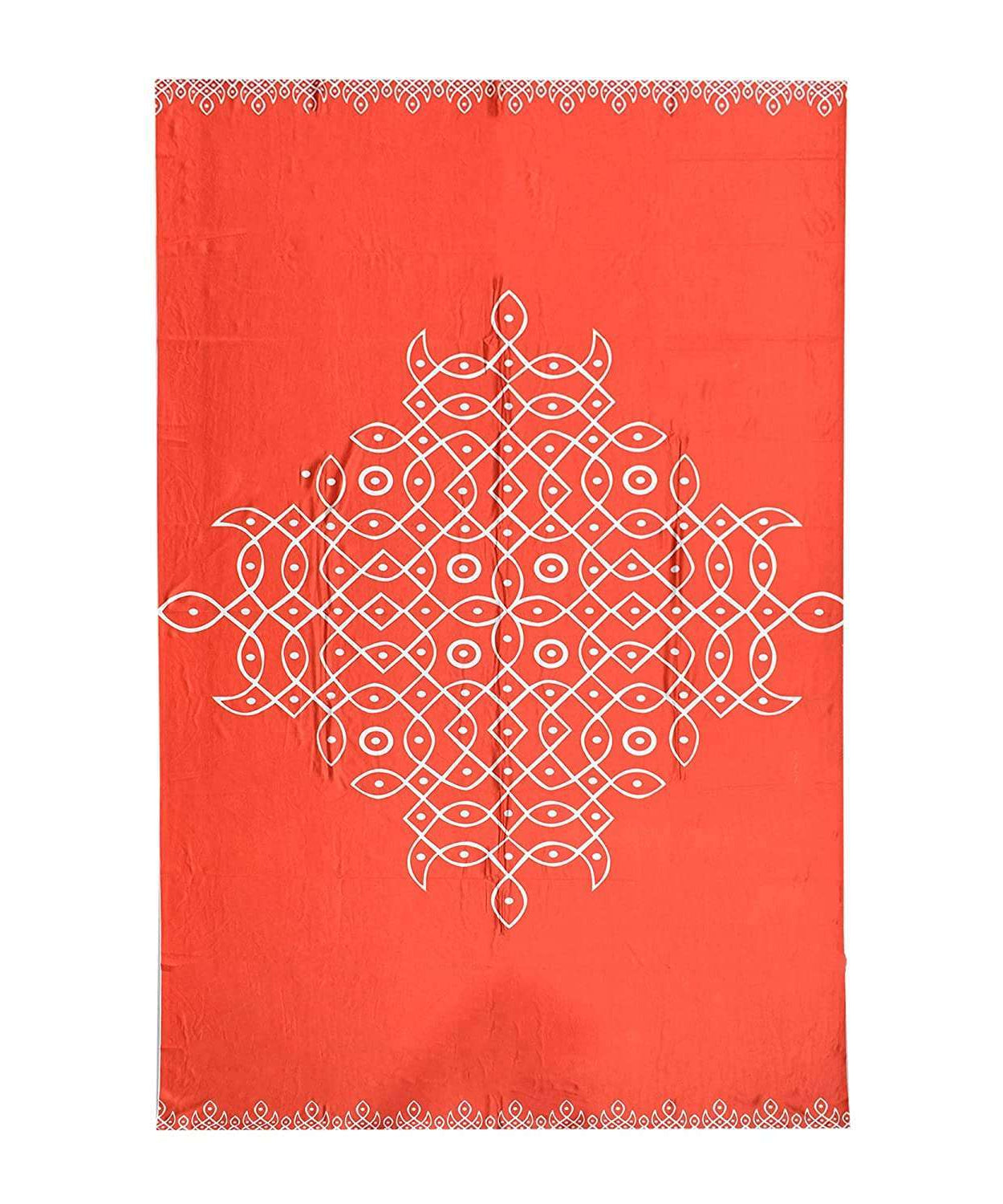 Backdrop for House Warming Decoration Red Colour Kollam Design Festival Backdrop Decoration Clothes
