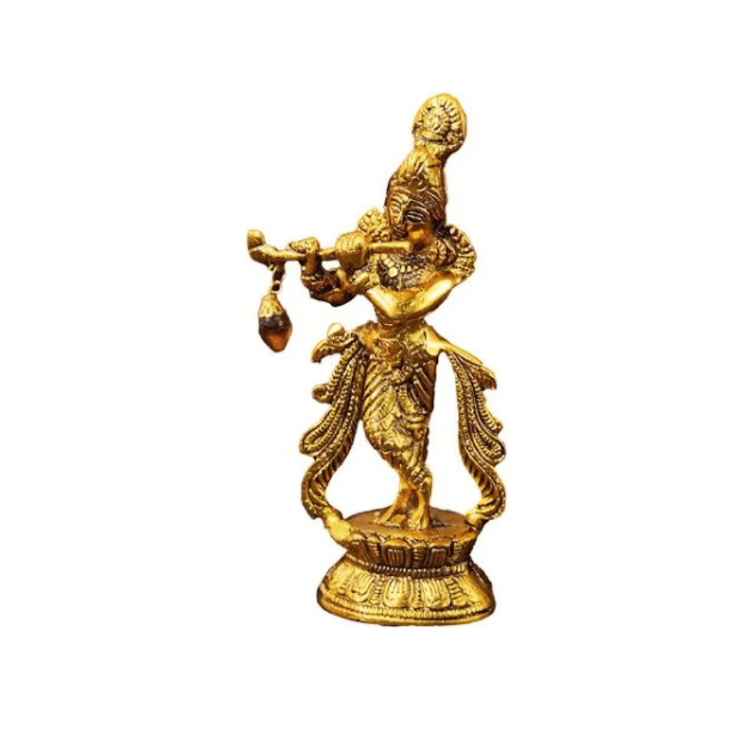 Lord Krishna Playing Flute Standing