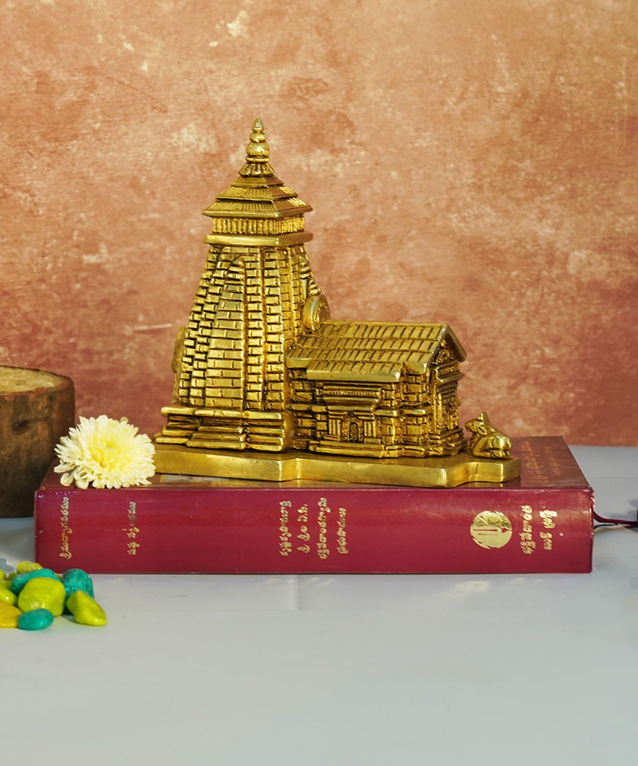 Brass Kedarnath Mandir - Char Dham Pilgrimage -Temple Model Showpiece