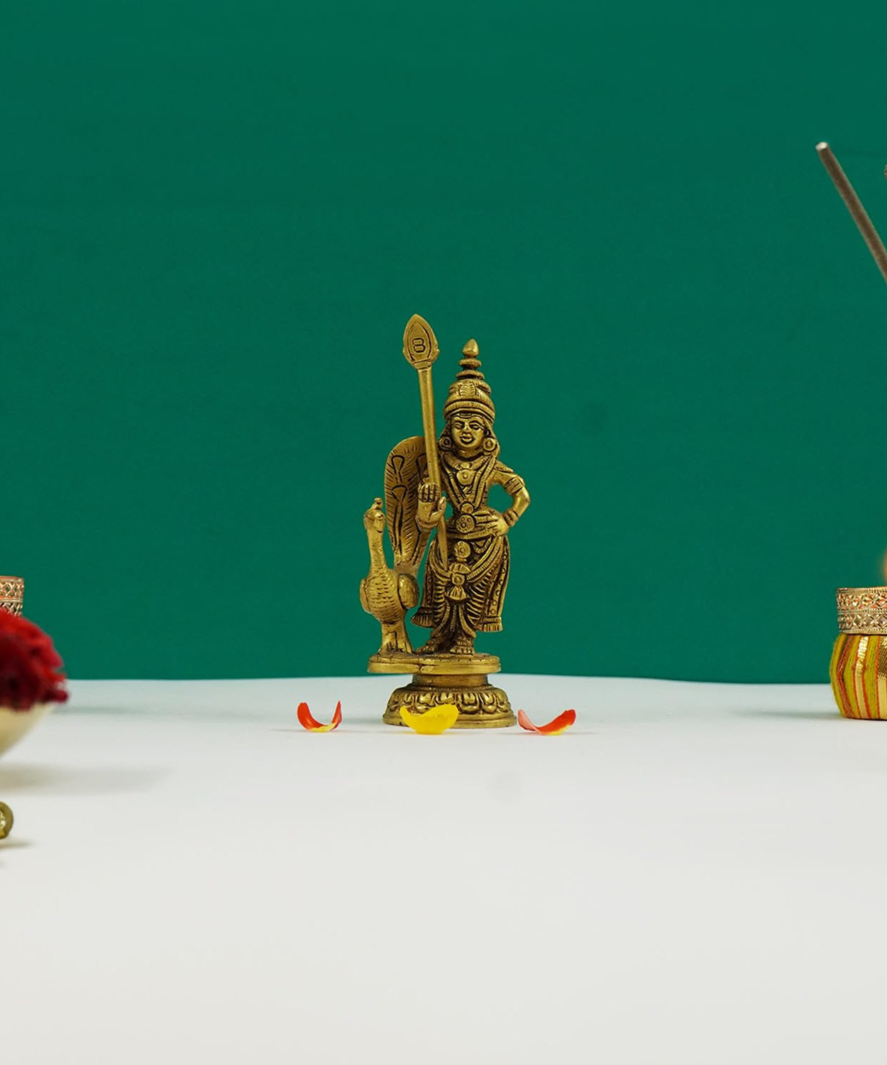 Brass or Pital Murugan Swami Idol / Murti