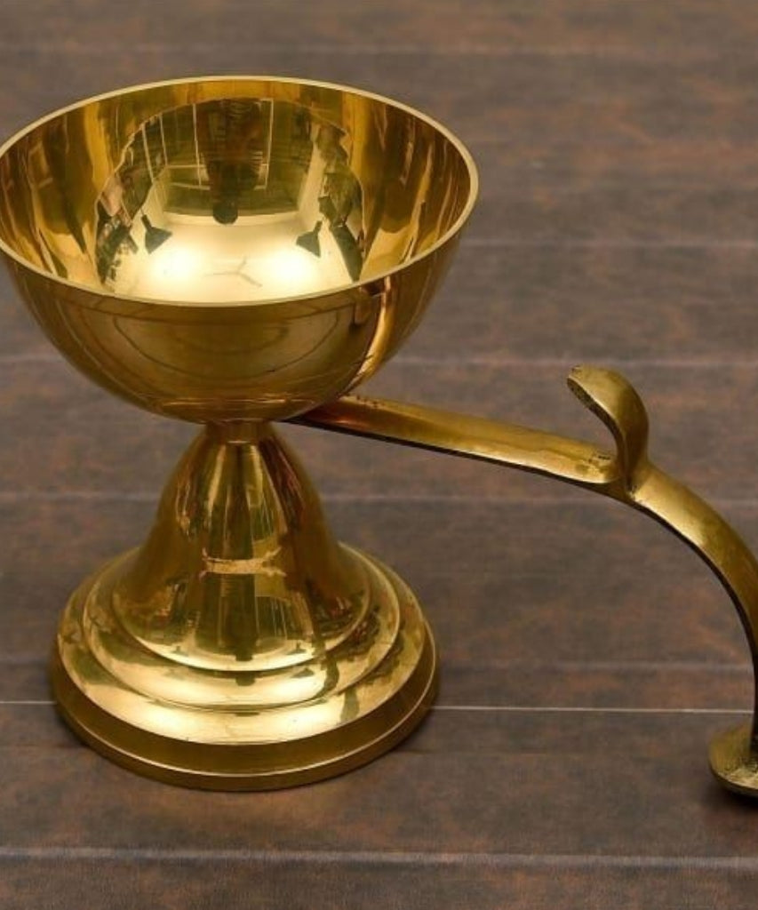 Brass Sambrani Dhoop Stand Dhoop Dani