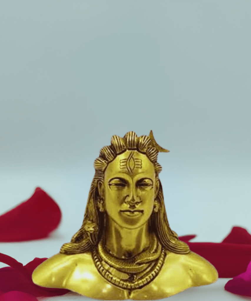 Brass-or-Pital-Adiyogi-for-Home-Decor-and-Pooja