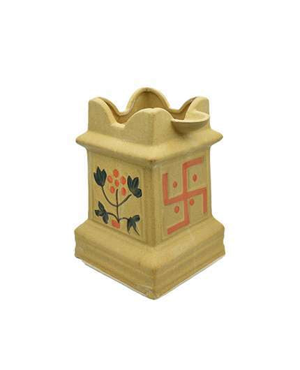 Extremely beautiful, really feeling some spiritual calmness after doing the tulsi puja. Ceramic Tulasi Pot recieved in good condition and as per the size shown in the image.