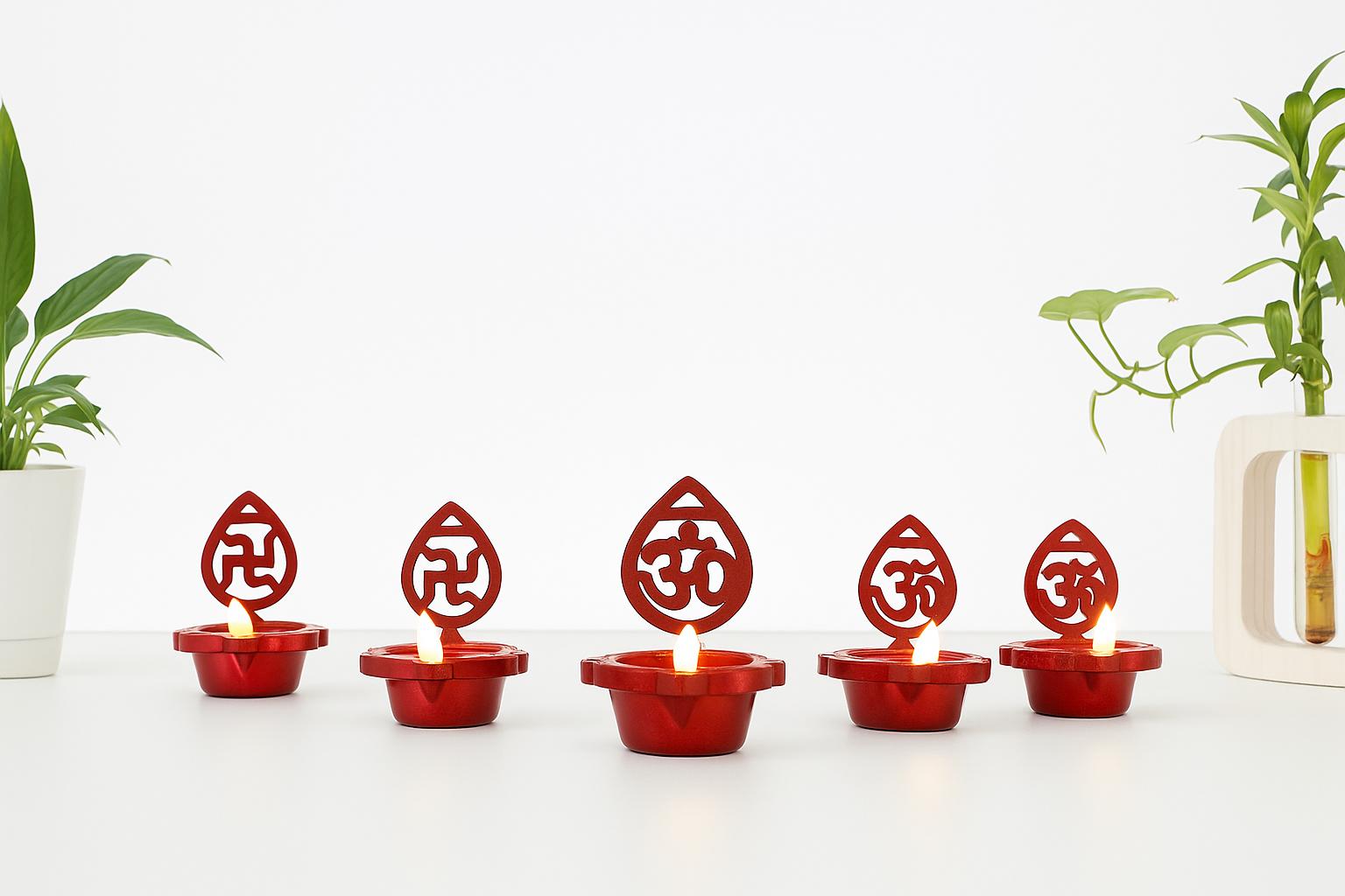 Water Sensor Led Diya- Pack of 10