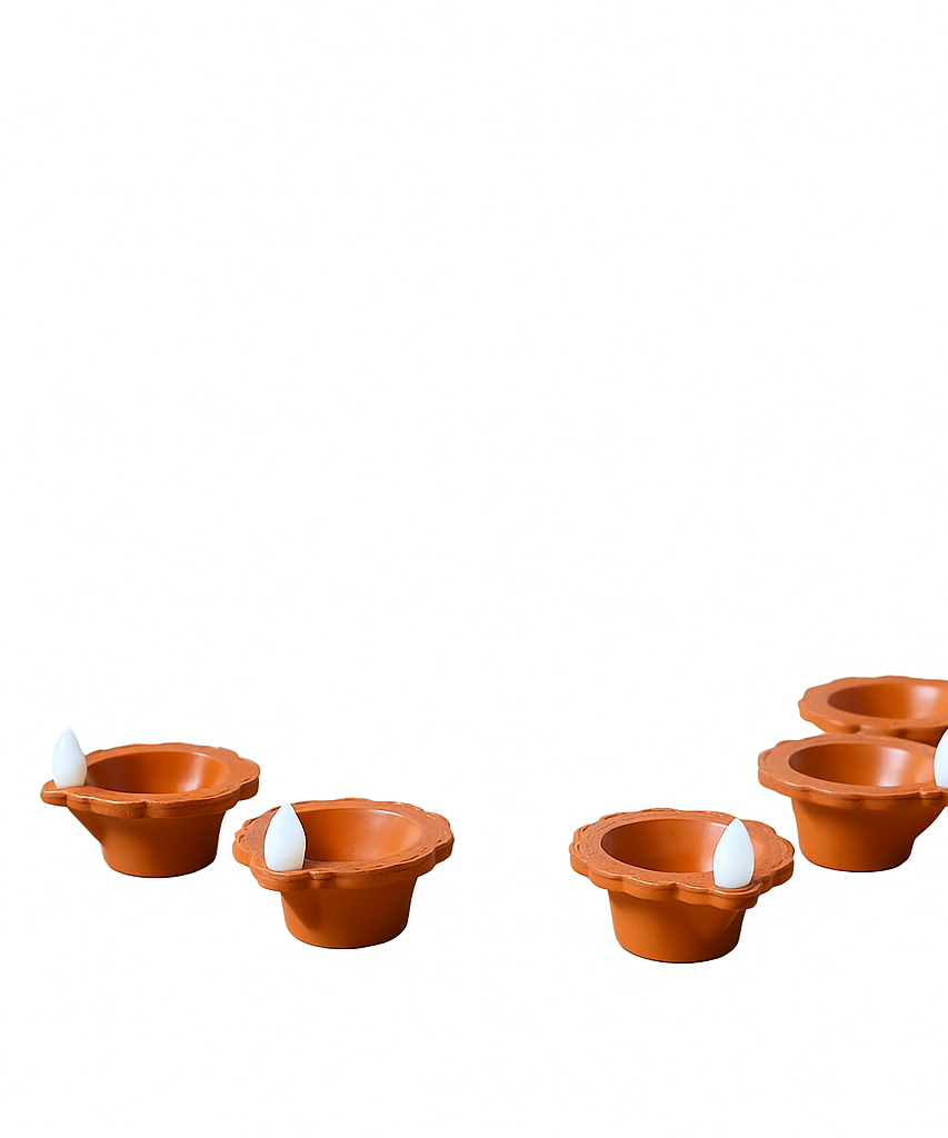 Water Sensor Led Diya- Pack of 12