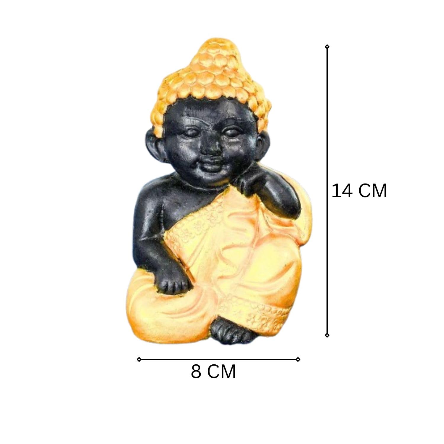 Clay Child Monk Buddha Golu Doll 2