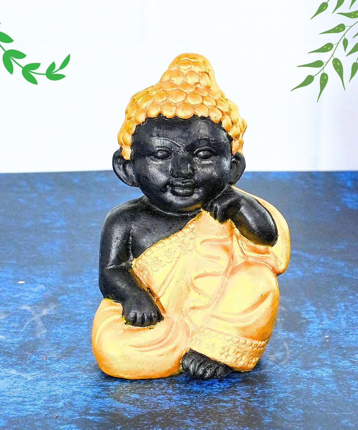 Clay Child Monk Buddha Golu Doll