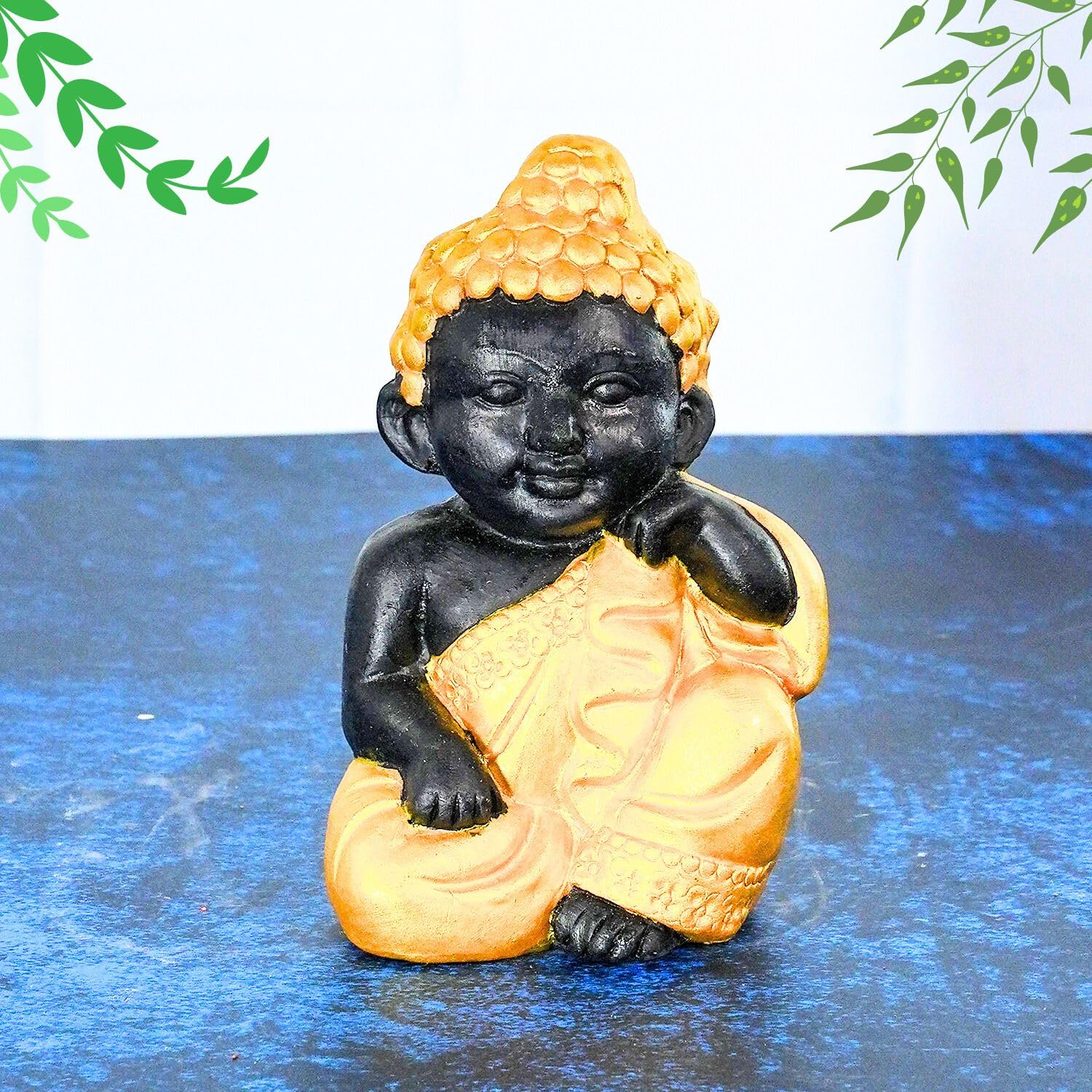 Clay Child Monk Buddha Golu Doll