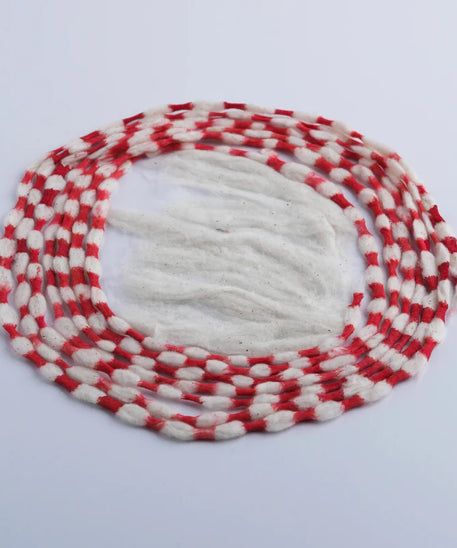 Gejje Vastra Or Cotton Vastramala - Kapus Vastra Coloured (Set of 6 Vastramala).Pavitra Puja Kapus Vastra