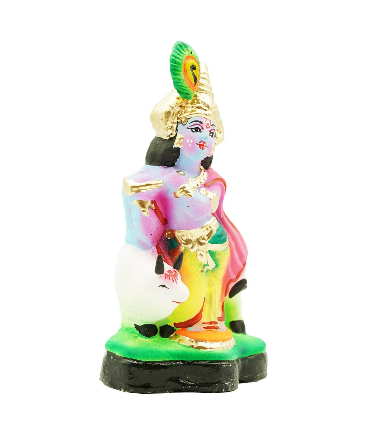 Cow with Krishna golu Doll,Pasu Kanna for Navaratri 3