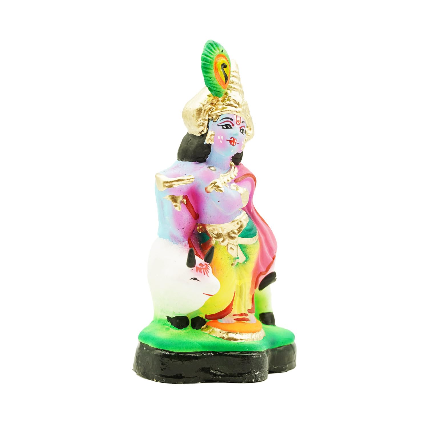 Cow with Krishna golu Doll,Pasu Kanna for Navaratri 3