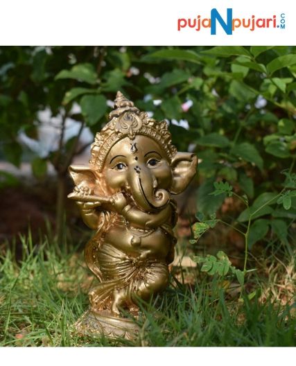 Dancing Ganesha Ganapathi Showpiece Idol for Home Decor