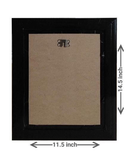 Leaf Design Ganesha Photo Frame