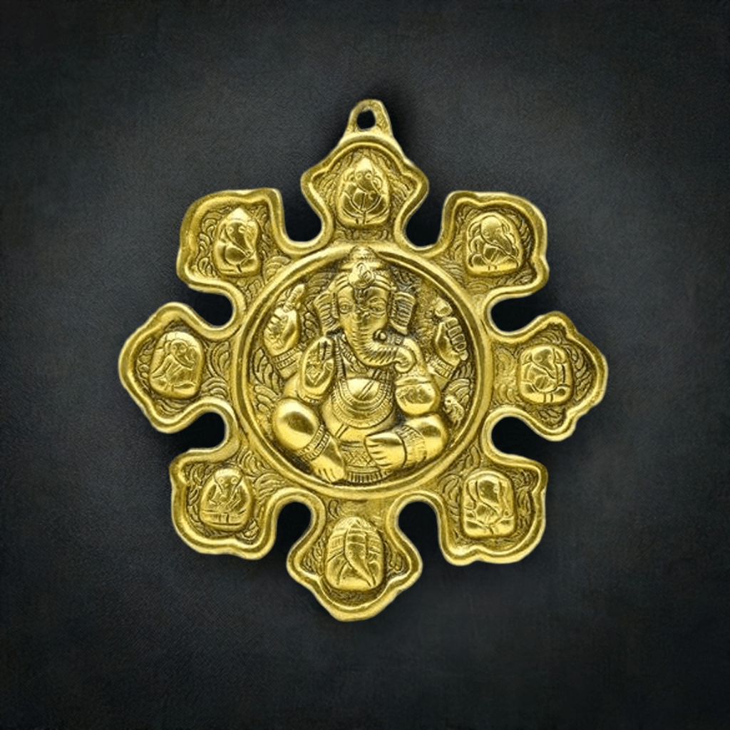 Ganesha Metal Wall Hanging for Home Decor