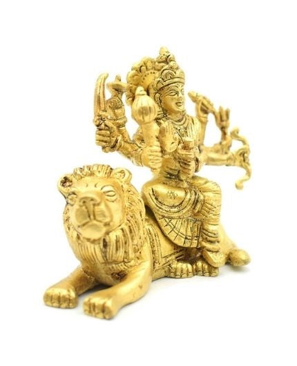 Goddess Durga Mata Brass Idol