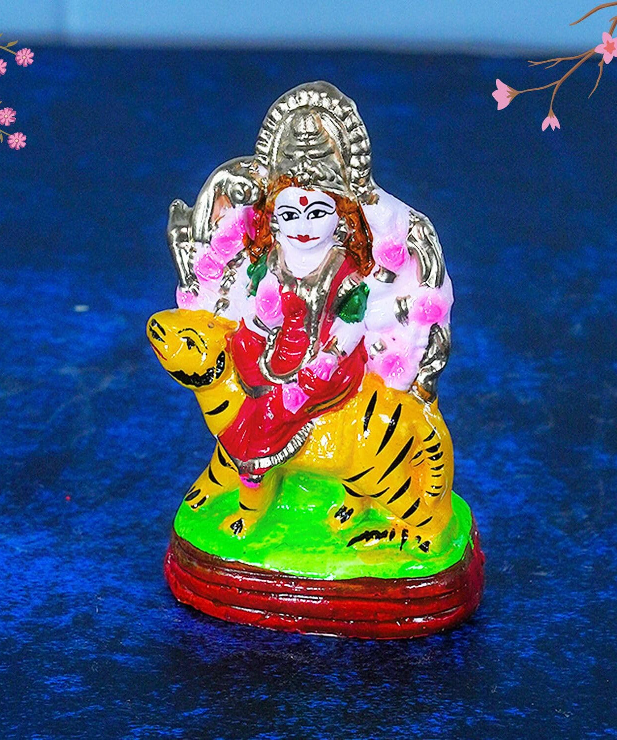 Goddess Maa Durga Devi Clay Idol