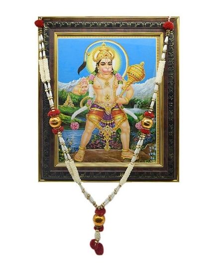 Golden and Pearl Beads Mala for God Idols